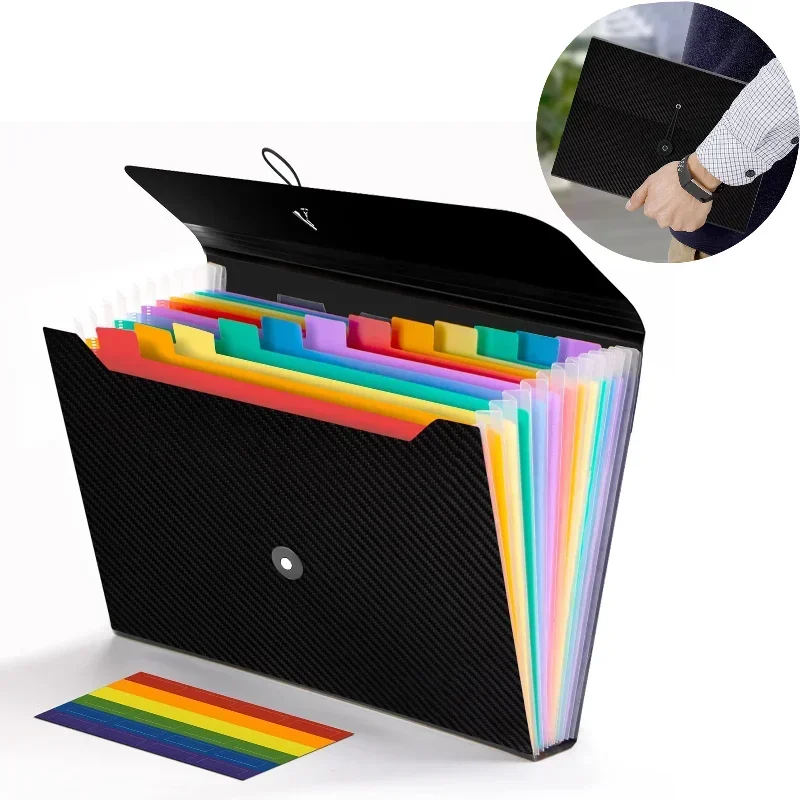 Home Office Travel Document - 13 Pockets Expanding File Folder |