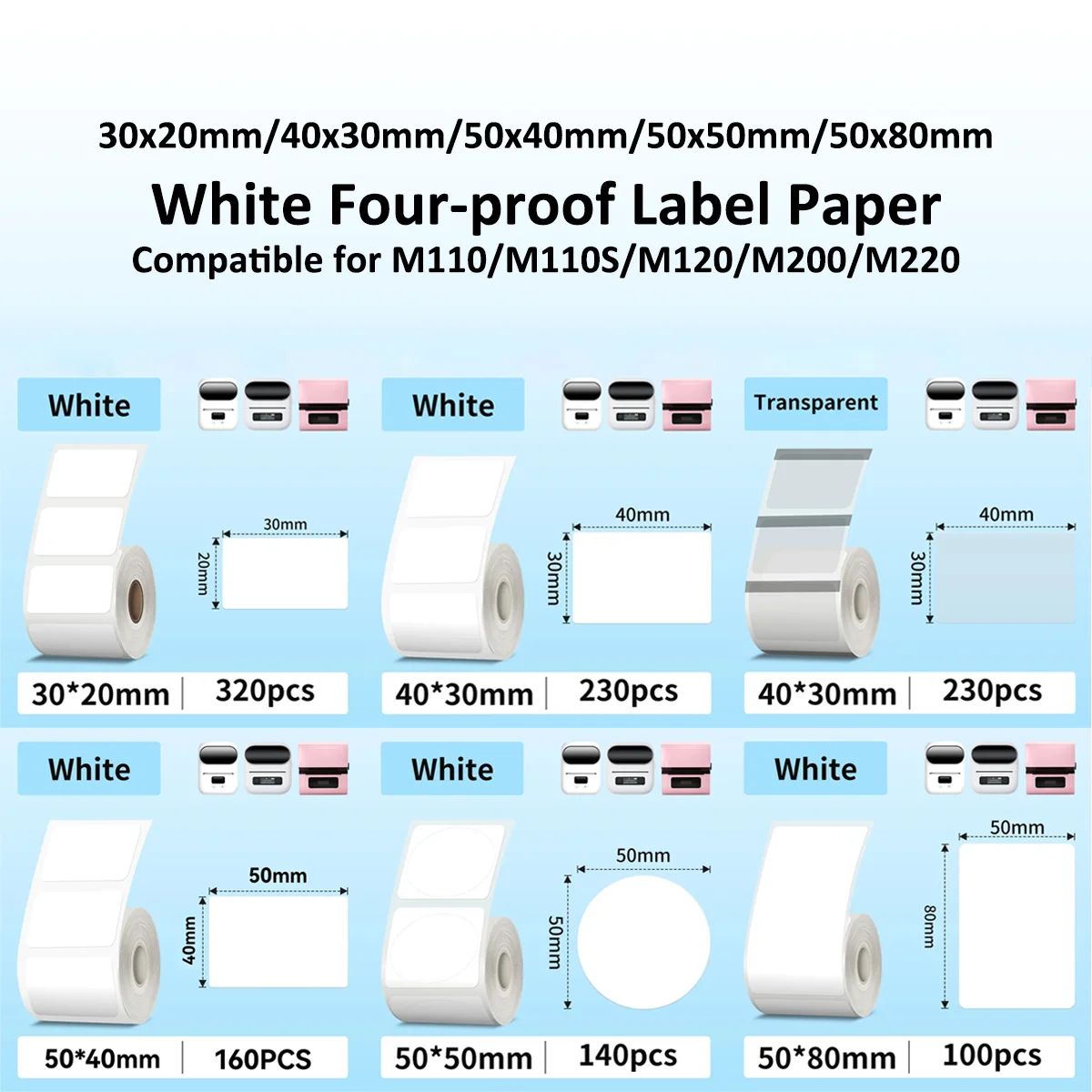 Label Maker Machine - Thermal Sticker paper Thermal paper Label