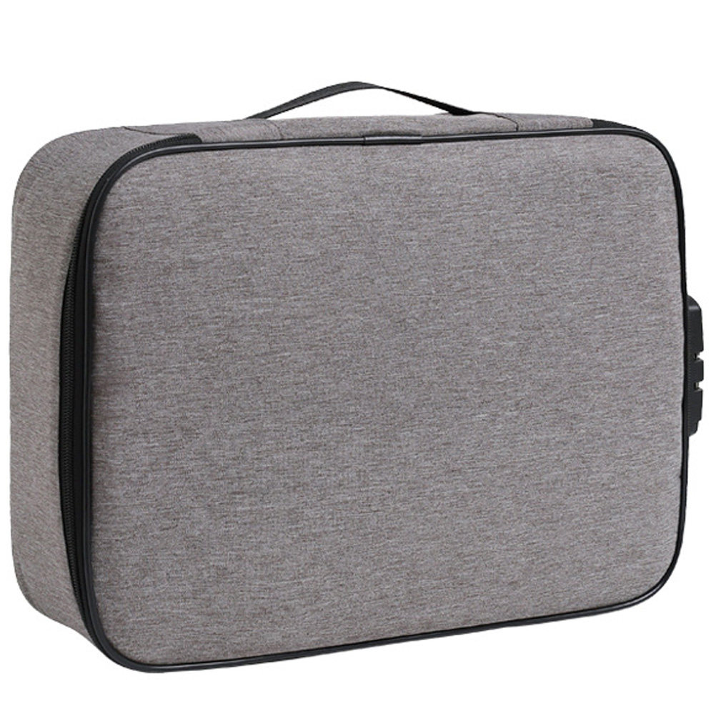 Home Office Travel Document - Portable Document Lock Box with Combination