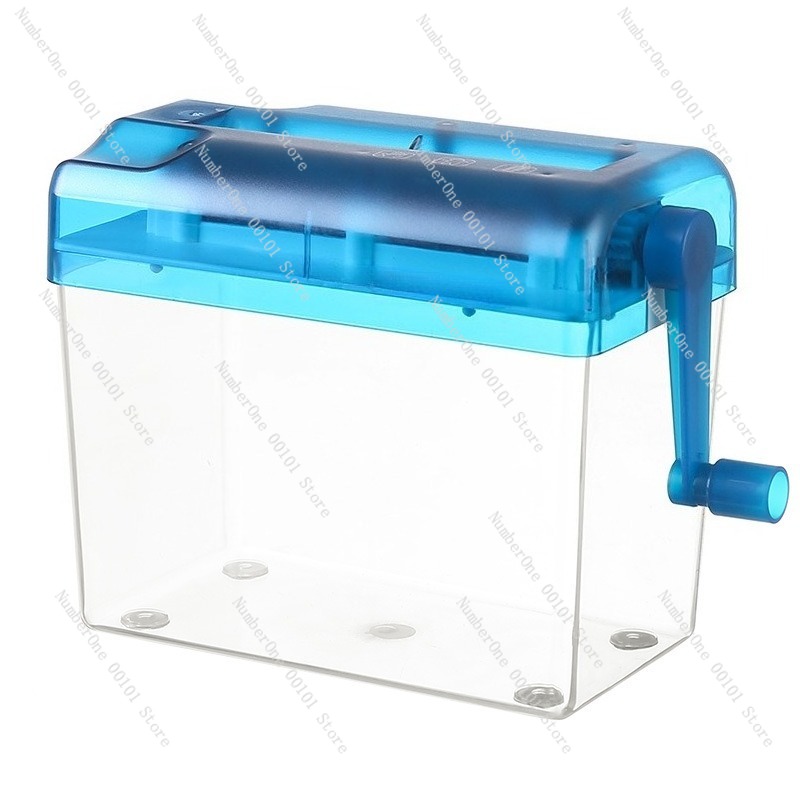 Home Office Paper Shredder - Compact Manual Paper Shredder A6 Mini