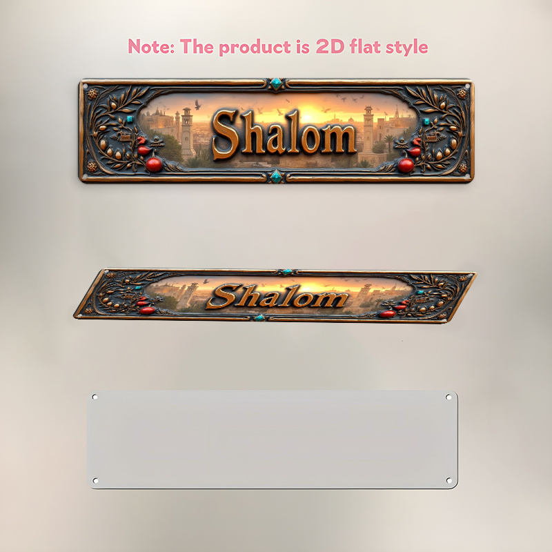 CIFBUY Vintage Shalom Hebrew A - đánh giá và giá Home Office Free