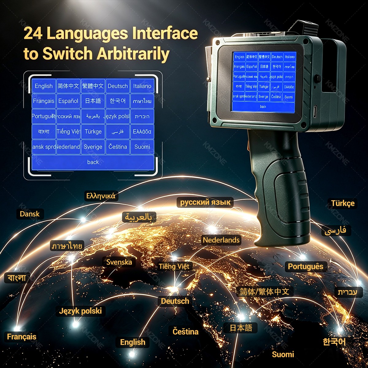 12.7mm Handheld Inkjet Label P - đánh giá và giá Label Maker Machine