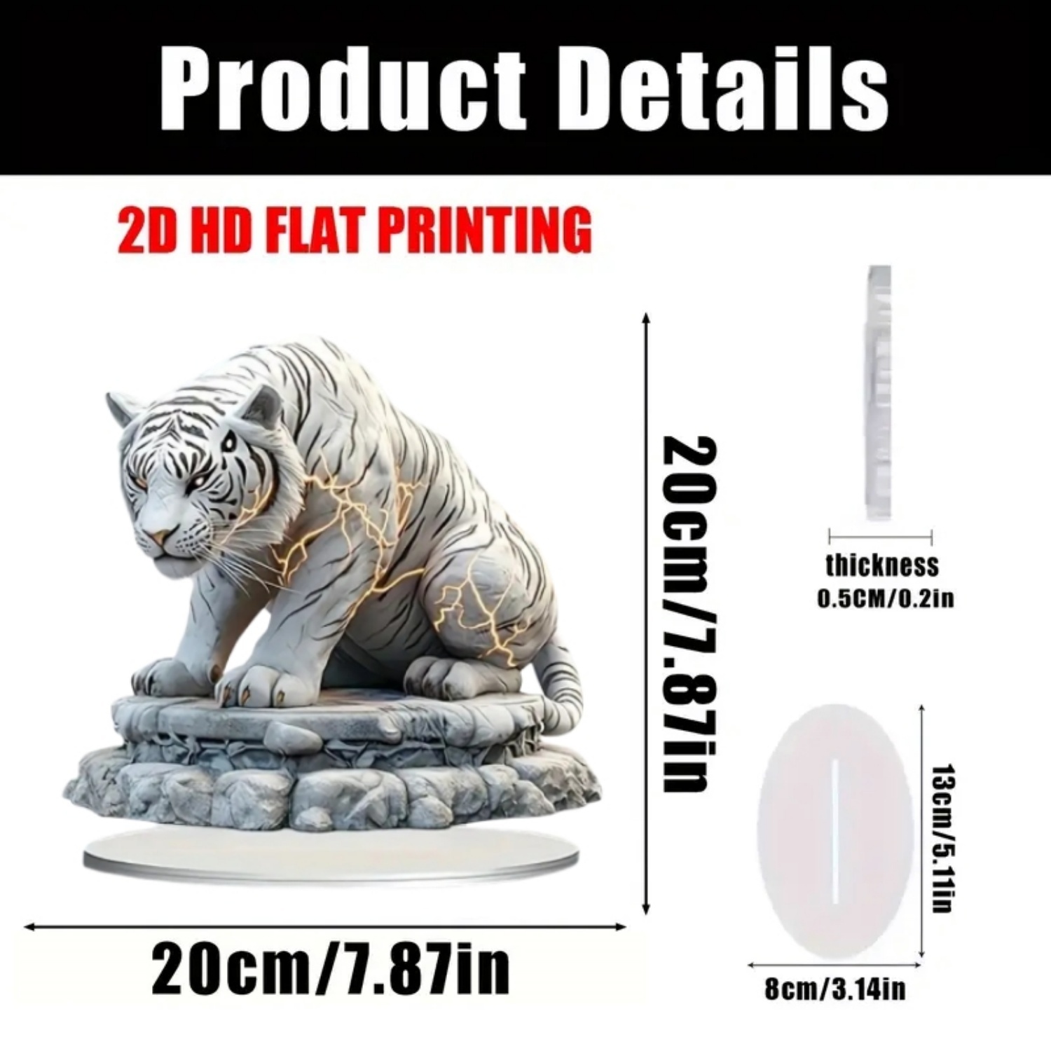 Two Tigers Statue,2D Flat Anim - đánh giá và giá Office Table Home