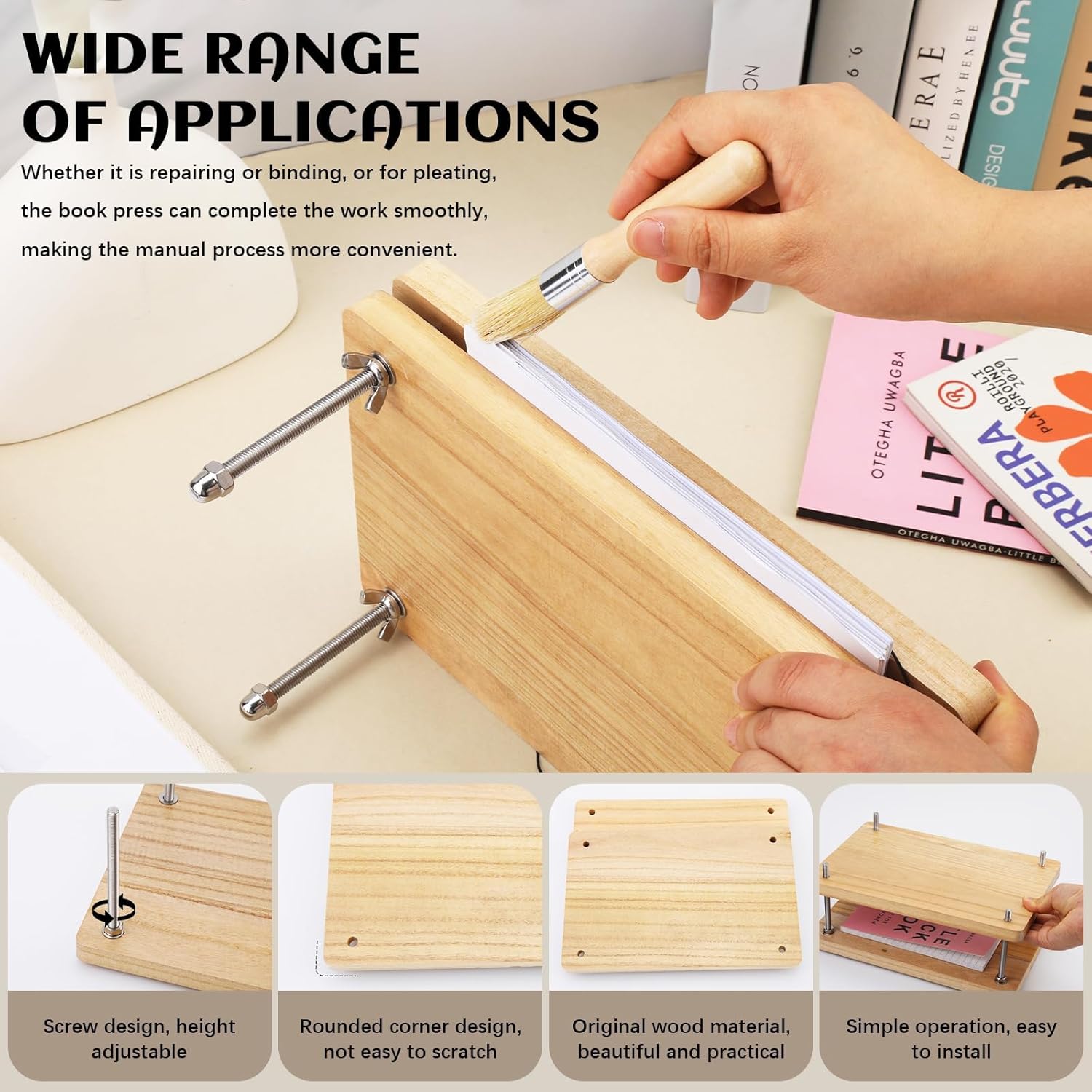 Wooden Book Press, Binding Too - đánh giá và giá Label Maker Machine