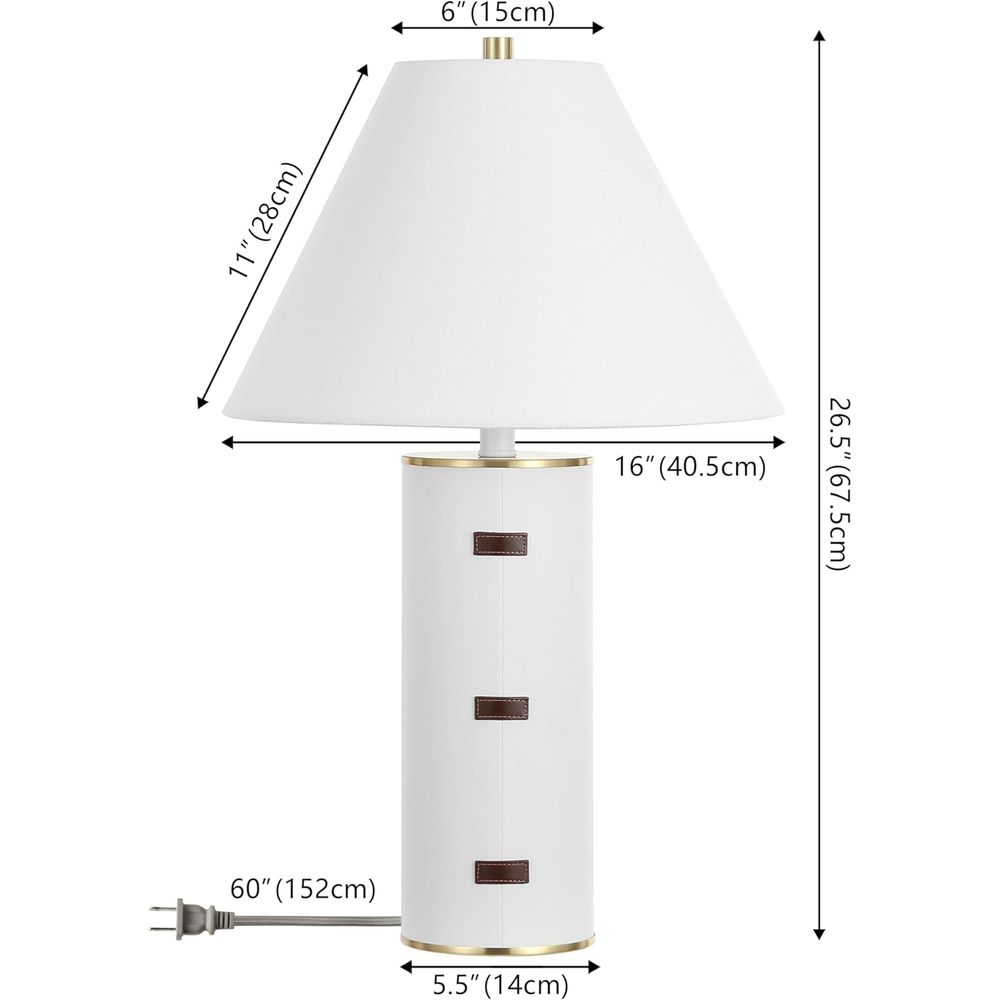 27-inch LED Table Lamp - White - đánh giá và giá Office Table Home