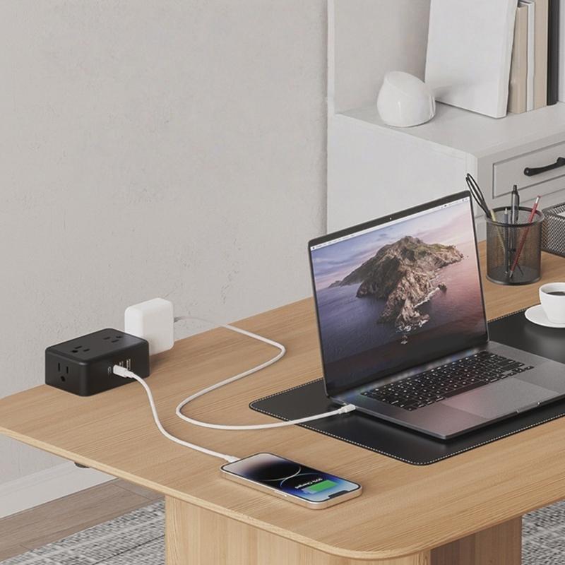 Kẹp an toàn Gắn dải nguồn Ổ cắ - đánh giá và giá Power Strip Desk