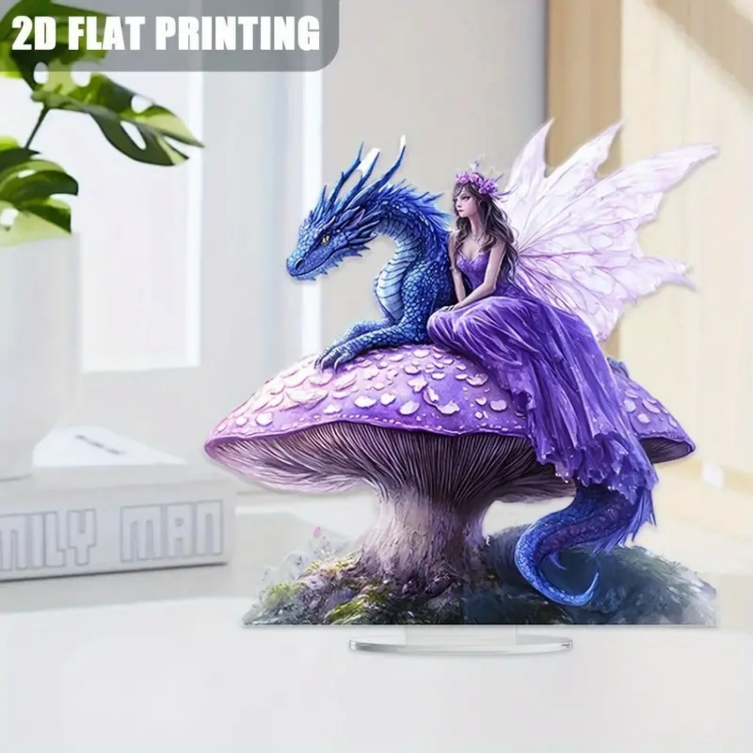 Fairy Statue,2D Flat Acrylic P - đánh giá và giá Office Table Home