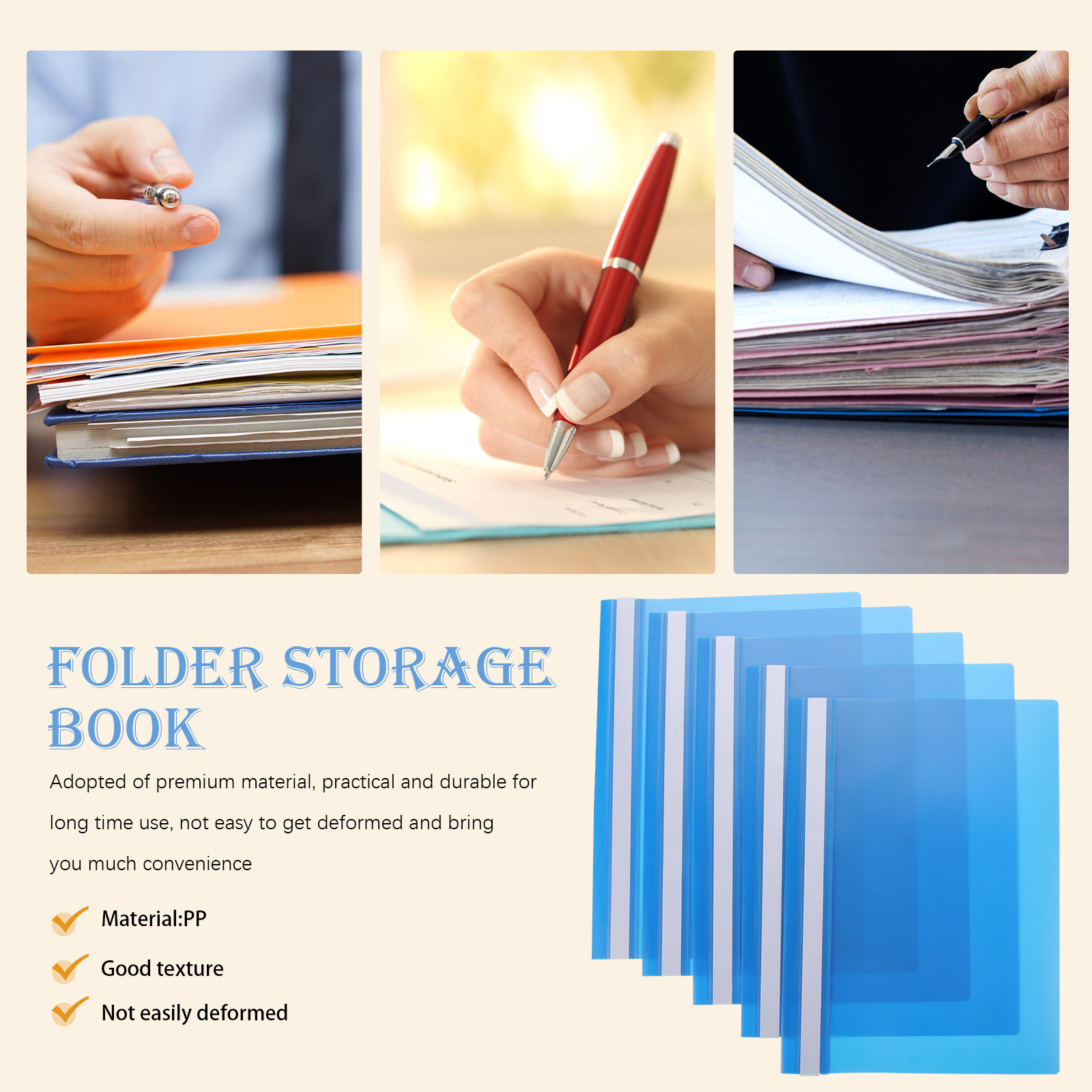 15Pcs A4 Document Folder PP Pl - đánh giá và giá Home Office Travel Document