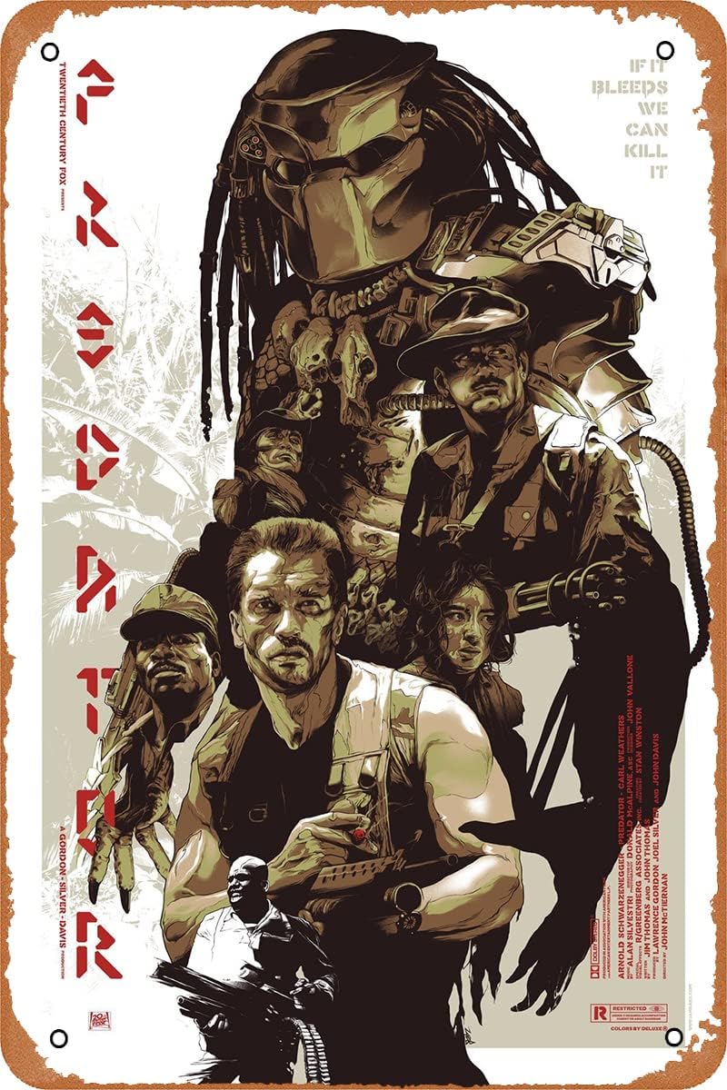 PREDATOR (1987) movie poster,  - đánh giá và giá Home Office Logo