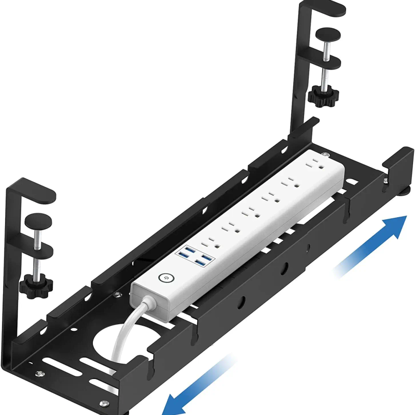 No Drilling Extendable Under D - đánh giá và giá Power Strip Desk