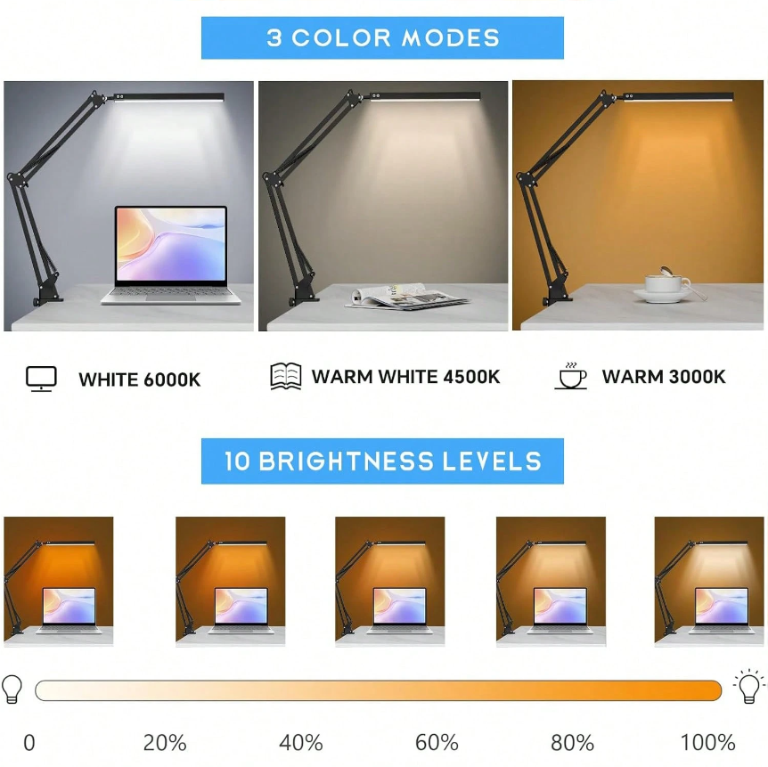 LED Desk Lamp For Home,Reading - đánh giá và giá Office Table Home