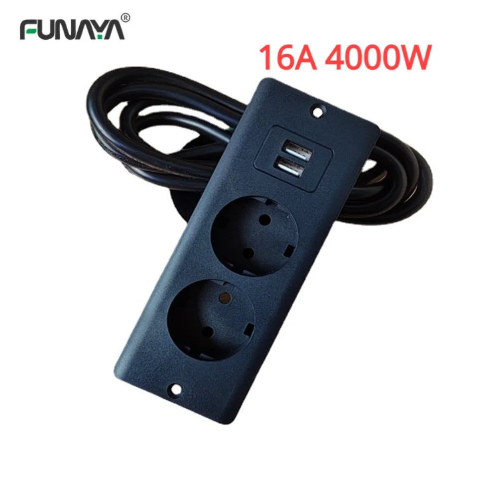 EU KR Table Recessed Sockets 2 - đánh giá và giá Power Strip Desk