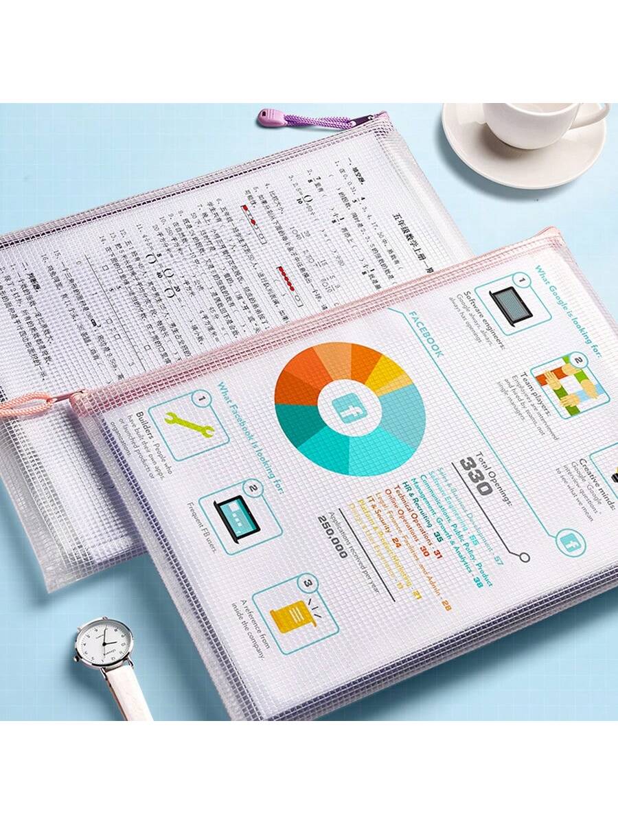 Macaron Colored Waterproof A4  - đánh giá và giá Home Office Travel Document