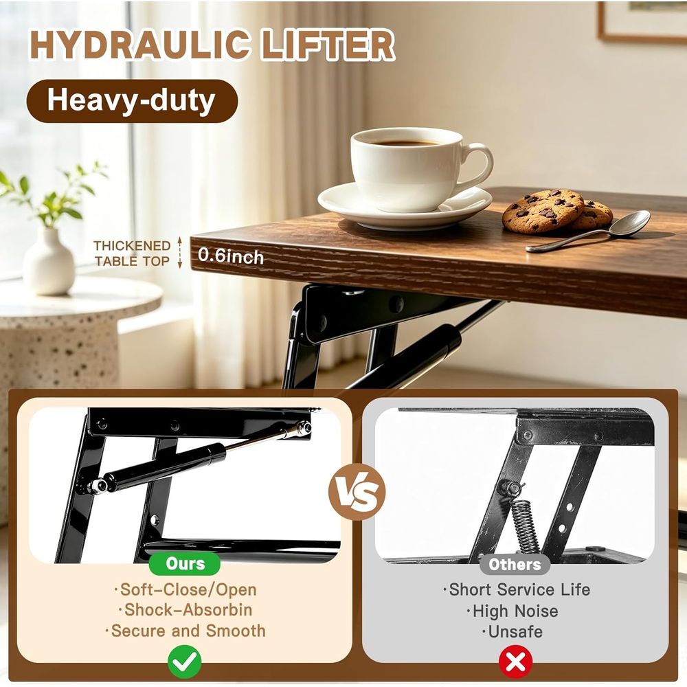 Modern 31.5 LED Coffee Table w - đánh giá và giá Power Strip Desk