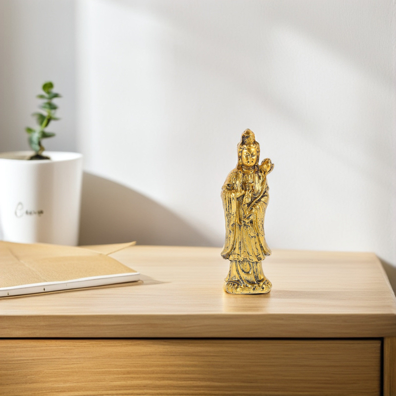 Elegant Vintage Yin Buddha Sta - đánh giá và giá Office Table Home