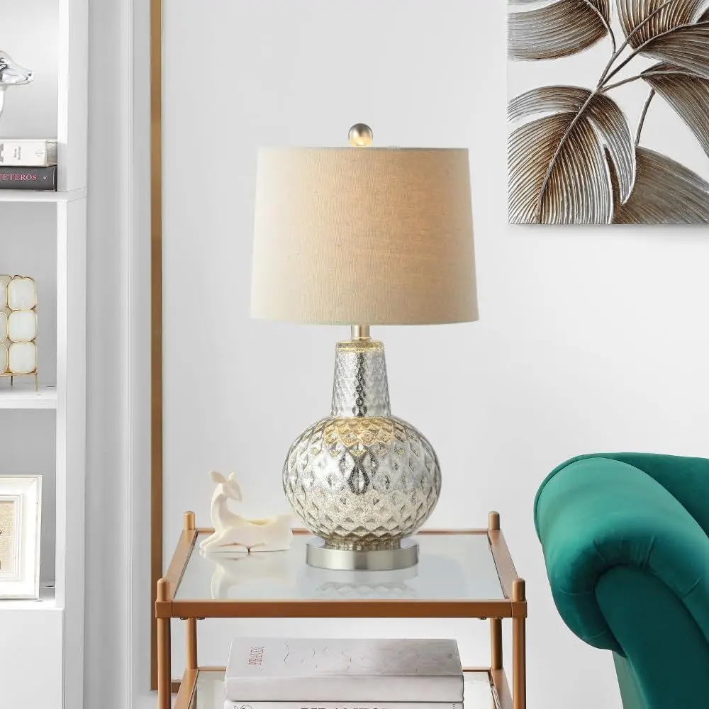 24-inch Silver/Ivory Shade LED - đánh giá và giá Office Table Home